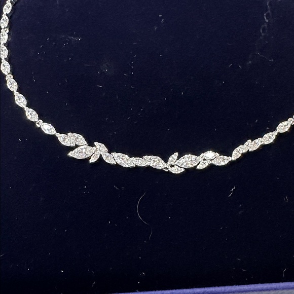 Swarovski Louison Necklace 
White, Rhodium plated - Picture 9 of 9